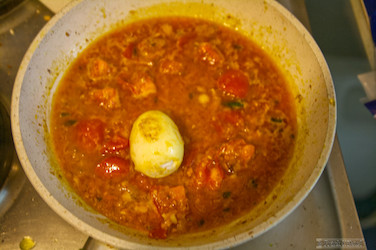 Eiercurrypfanne